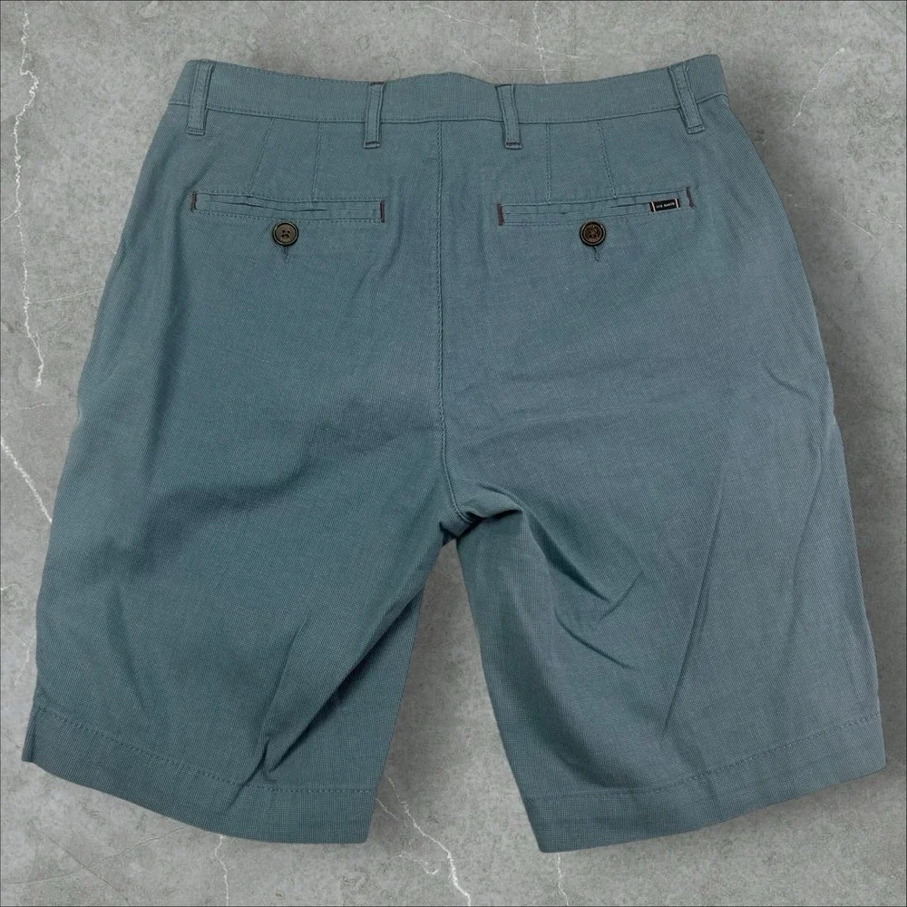 Ted Baker Chino Shorts Mens 30 Regular Blue Cotton Golf Summer Luxury Preppy